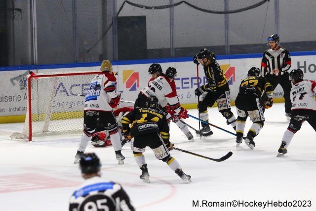 Photo hockey match Rouen - Briançon  le 23/11/2023