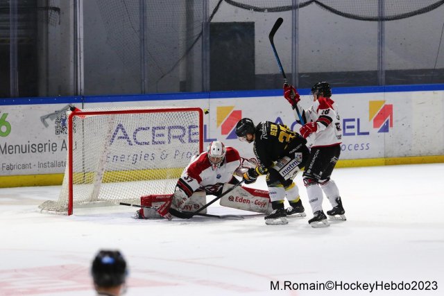 Photo hockey match Rouen - Briançon  le 23/11/2023