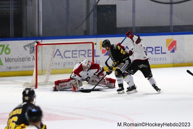 Photo hockey match Rouen - Briançon  le 23/11/2023
