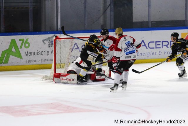 Photo hockey match Rouen - Briançon  le 23/11/2023