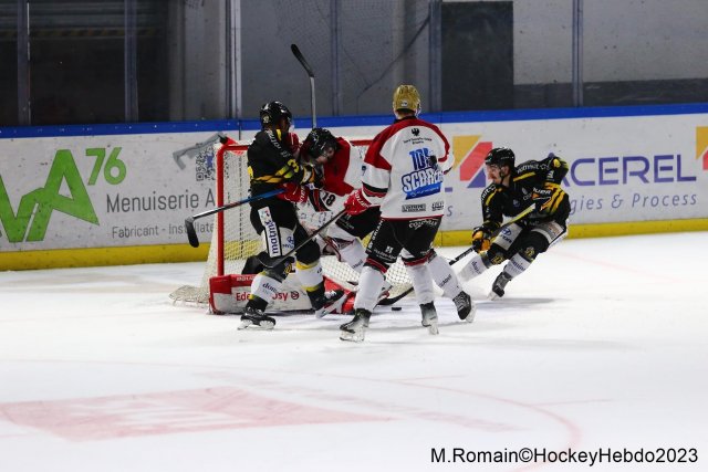 Photo hockey match Rouen - Briançon  le 23/11/2023