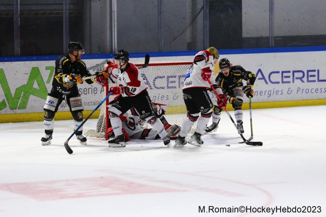 Photo hockey match Rouen - Briançon  le 23/11/2023
