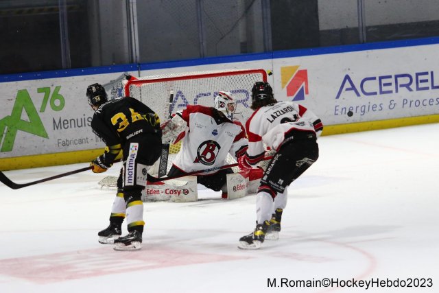 Photo hockey match Rouen - Briançon  le 23/11/2023