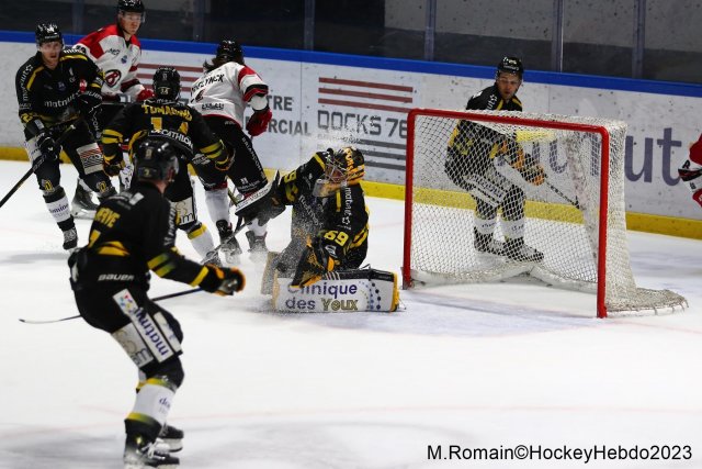Photo hockey match Rouen - Briançon  le 23/11/2023