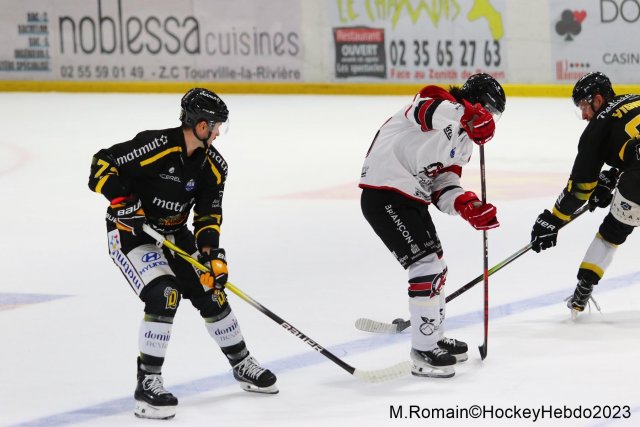 Photo hockey match Rouen - Briançon  le 23/11/2023
