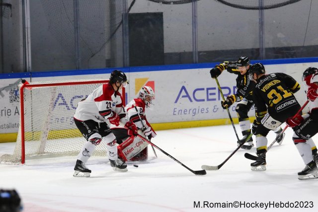Photo hockey match Rouen - Briançon  le 23/11/2023