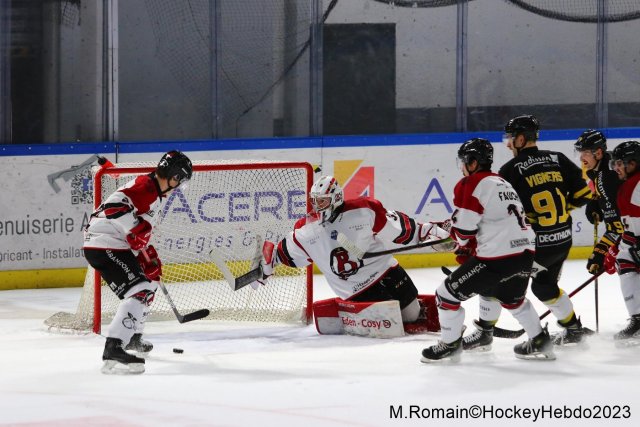 Photo hockey match Rouen - Briançon  le 23/11/2023