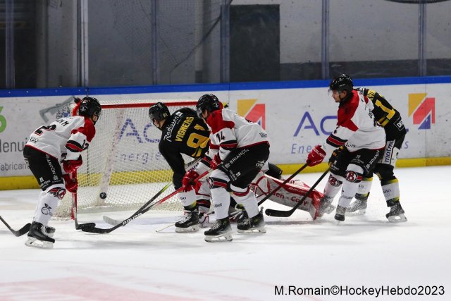 Photo hockey match Rouen - Briançon  le 23/11/2023