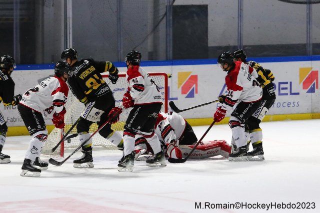 Photo hockey match Rouen - Briançon  le 23/11/2023