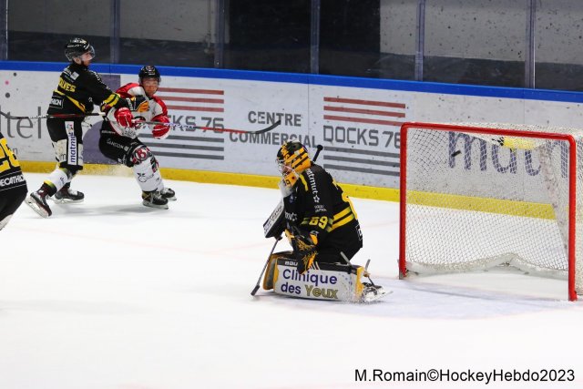 Photo hockey match Rouen - Briançon  le 23/11/2023