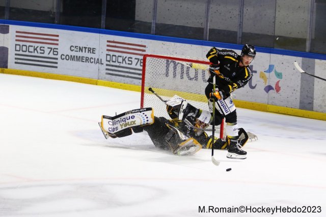 Photo hockey match Rouen - Briançon  le 23/11/2023