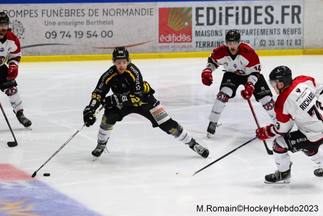 Photo hockey match Rouen - Briançon  le 23/11/2023