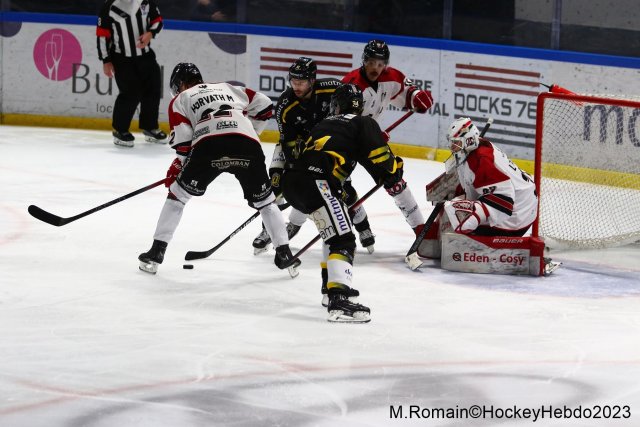 Photo hockey match Rouen - Briançon  le 23/11/2023