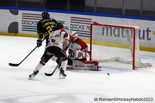 Photo hockey match Rouen - Briançon  le 23/11/2023