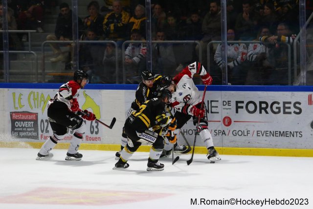 Photo hockey match Rouen - Briançon  le 23/11/2023