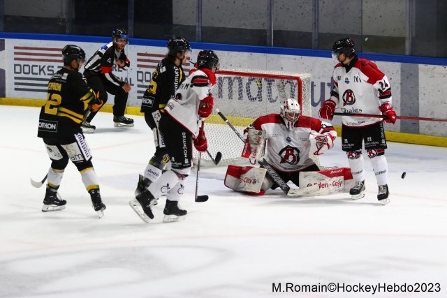 Photo hockey match Rouen - Briançon  le 23/11/2023