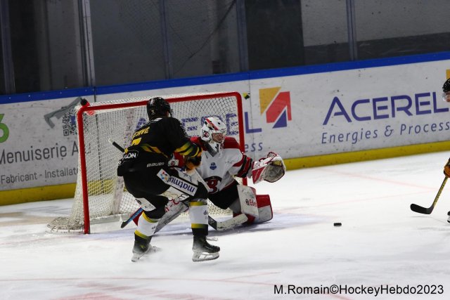Photo hockey match Rouen - Briançon  le 23/11/2023