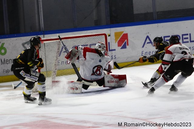 Photo hockey match Rouen - Briançon  le 23/11/2023