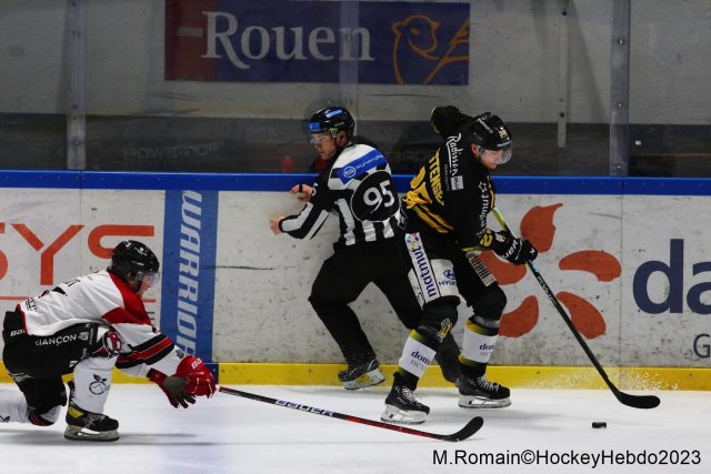 Photo hockey match Rouen - Briançon  le 23/11/2023