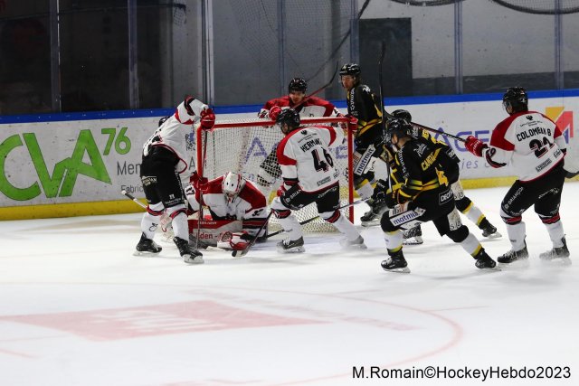 Photo hockey match Rouen - Briançon  le 23/11/2023