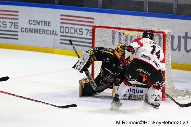 Photo hockey match Rouen - Briançon  le 23/11/2023