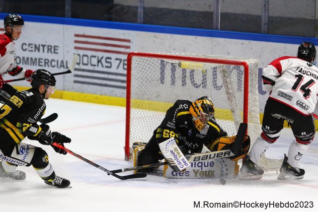 Photo hockey match Rouen - Briançon  le 23/11/2023