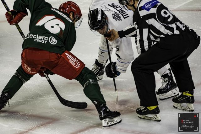 Photo hockey match Cergy-Pontoise - Marseille le 24/11/2023