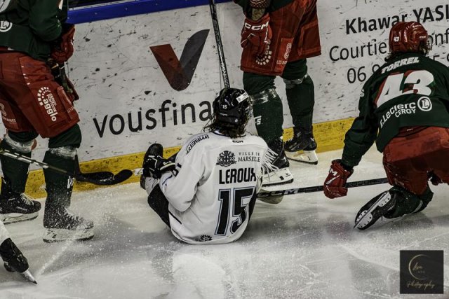 Photo hockey match Cergy-Pontoise - Marseille le 24/11/2023