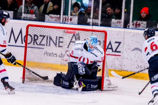 Photo hockey match Morzine-Avoriaz - Caen  le 25/11/2023