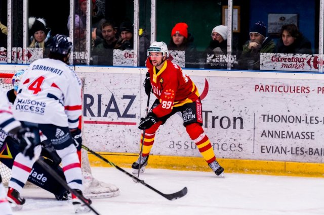 Photo hockey match Morzine-Avoriaz - Caen  le 25/11/2023