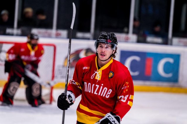 Photo hockey match Morzine-Avoriaz - Caen  le 25/11/2023