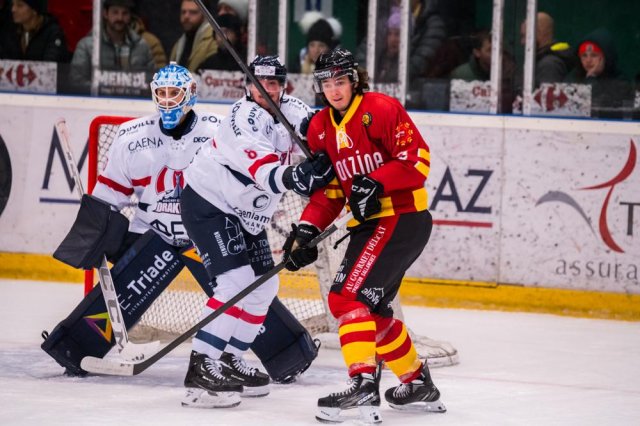 Photo hockey match Morzine-Avoriaz - Caen  le 25/11/2023
