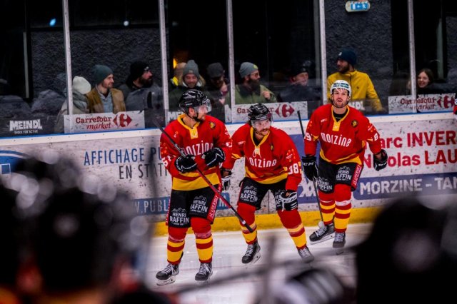 Photo hockey match Morzine-Avoriaz - Caen  le 25/11/2023
