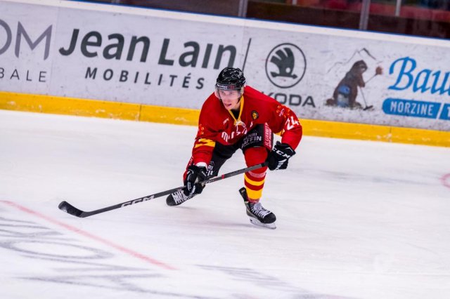 Photo hockey match Morzine-Avoriaz - Caen  le 25/11/2023
