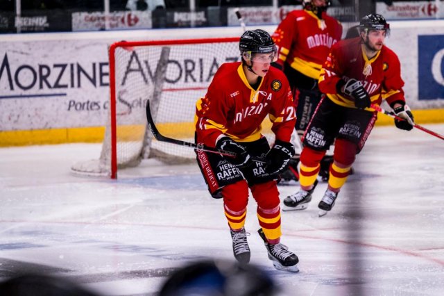 Photo hockey match Morzine-Avoriaz - Caen  le 25/11/2023