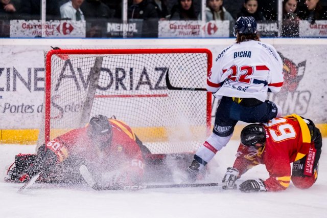 Photo hockey match Morzine-Avoriaz - Caen  le 25/11/2023