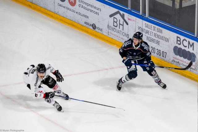 Photo hockey match Angers  - Amiens  le 24/11/2023