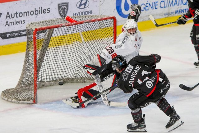 Photo hockey match Amiens  - Chamonix  le 26/11/2023