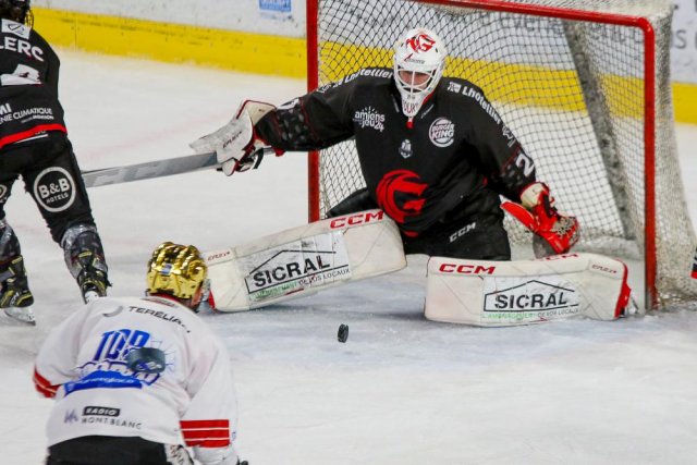 Photo hockey match Amiens  - Chamonix  le 26/11/2023