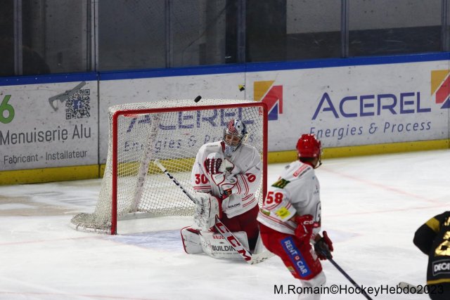 Photo hockey match Rouen - Grenoble  le 28/11/2023