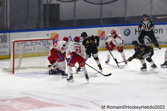 Photo hockey match Rouen - Grenoble  le 28/11/2023