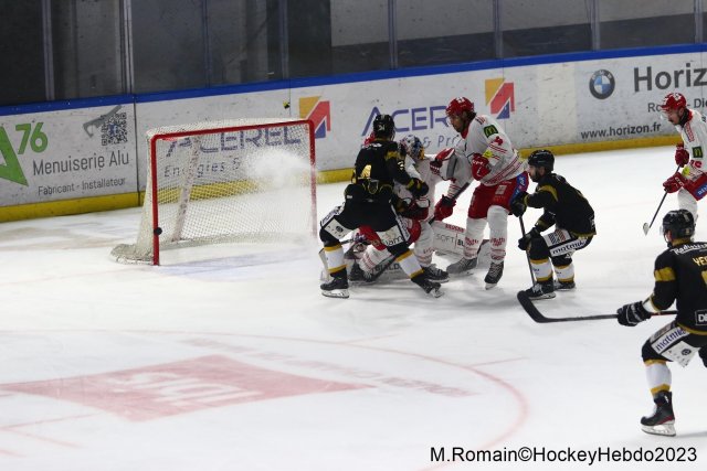 Photo hockey match Rouen - Grenoble  le 28/11/2023
