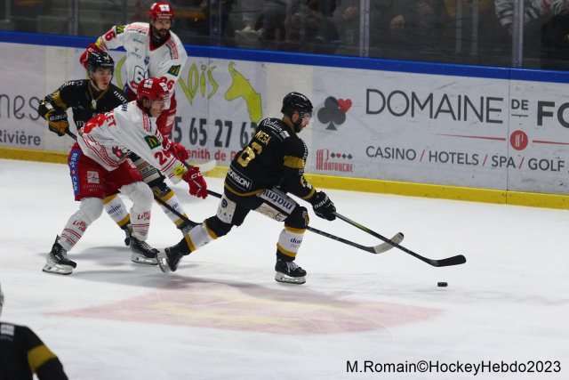 Photo hockey match Rouen - Grenoble  le 28/11/2023