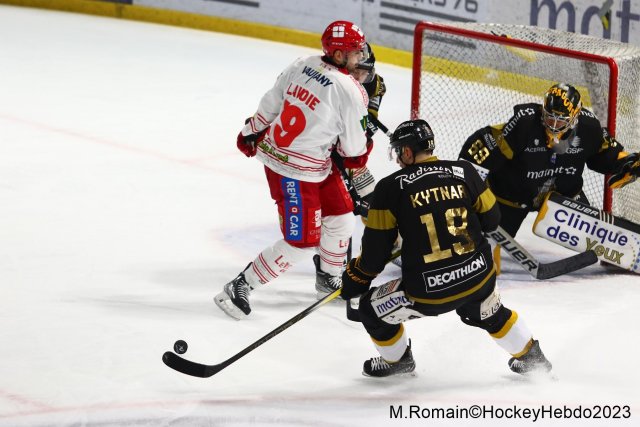 Photo hockey match Rouen - Grenoble  le 28/11/2023