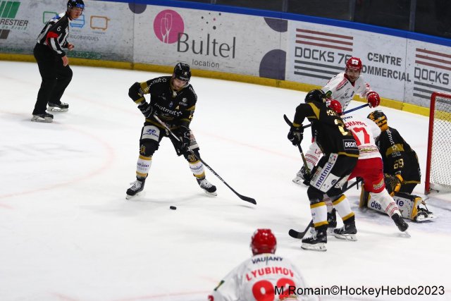 Photo hockey match Rouen - Grenoble  le 28/11/2023