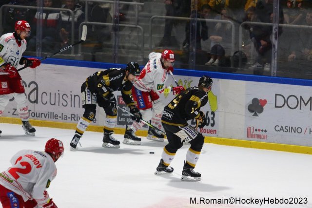 Photo hockey match Rouen - Grenoble  le 28/11/2023