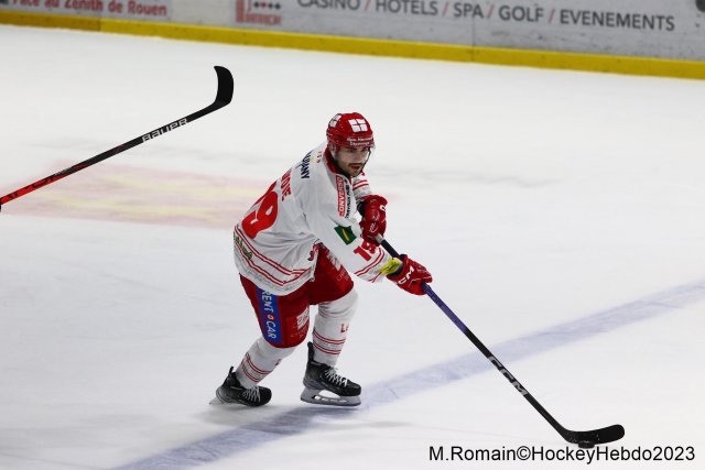 Photo hockey match Rouen - Grenoble  le 28/11/2023