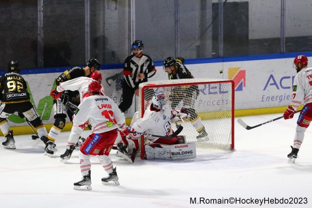 Photo hockey match Rouen - Grenoble  le 28/11/2023