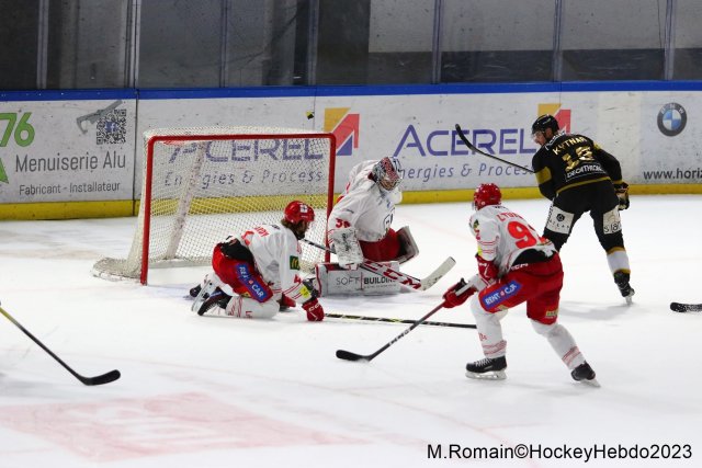 Photo hockey match Rouen - Grenoble  le 28/11/2023