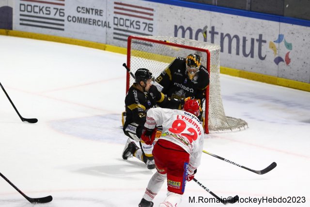 Photo hockey match Rouen - Grenoble  le 28/11/2023